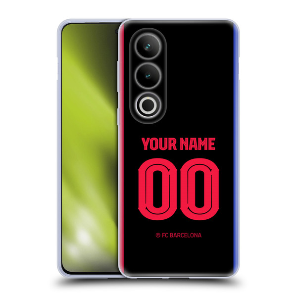 Custom Customised Personalised FC Barcelona 2024/25 Kit Away Soft Gel Case for OPPO OnePlus Ace 3V 5G