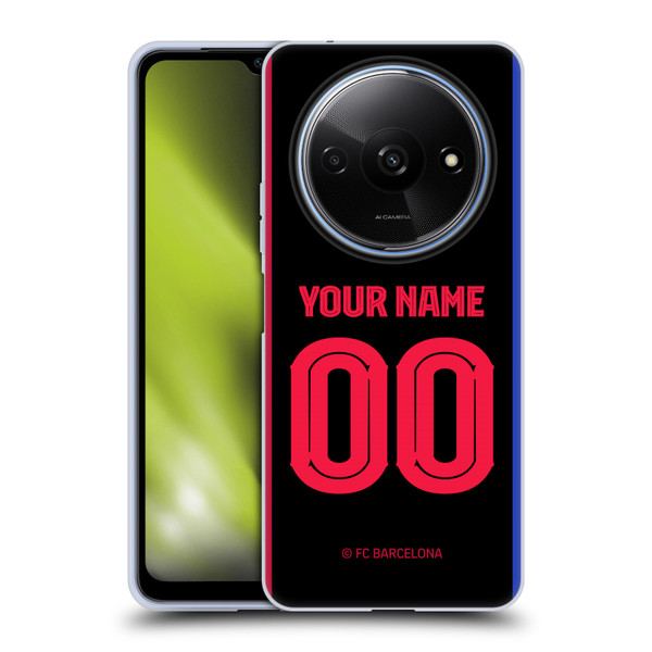 Custom Customised Personalised FC Barcelona 2024/25 Kit Away Soft Gel Case for Xiaomi Redmi A3