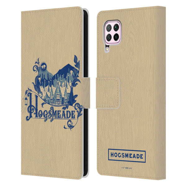 Harry Potter Locations Typography Hogsmeade Leather Book Wallet Case Cover For Huawei Nova 6 SE / P40 Lite