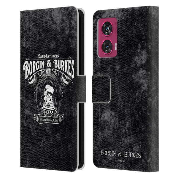 Harry Potter Locations Typography Borgin & Burkes Leather Book Wallet Case Cover For Motorola Edge 50 Fusion Harry Potter Locations Typography Borgin & Burkes Leather Book Wallet Case Cover For Motorola Edge 50 Fusion