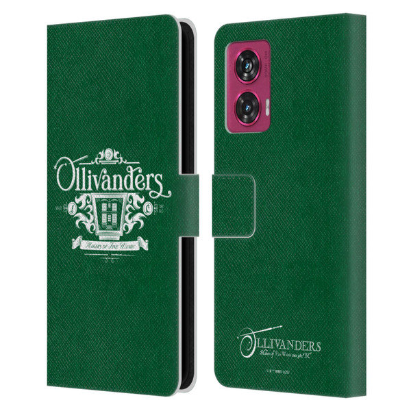 Harry Potter Locations Typography Ollivanders Leather Book Wallet Case Cover For Motorola Edge 50 Fusion Harry Potter Locations Typography Ollivanders Leather Book Wallet Case Cover For Motorola Edge 50 Fusion