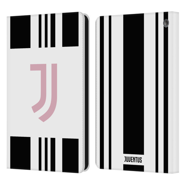 Juventus Football Club 2025/26 Kit Home Leather Book Wallet Case Cover For Amazon Fire HD 8/Fire HD 8 Plus 2020