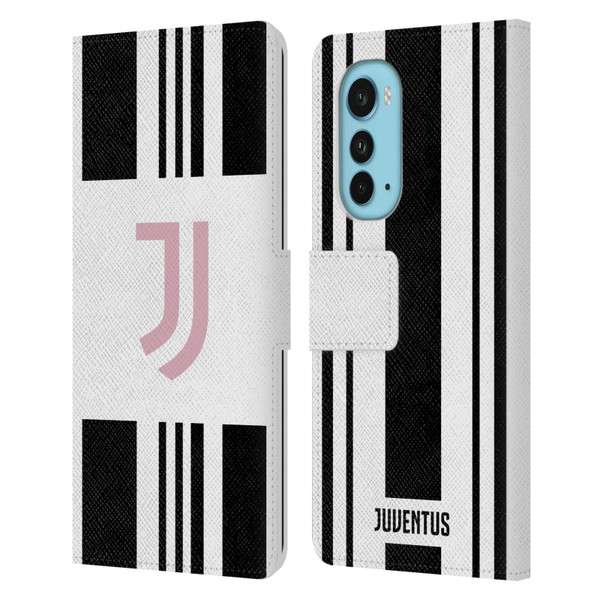 Juventus Football Club 2025/26 Kit Home Leather Book Wallet Case Cover For Motorola Edge (2022)