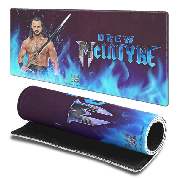 WWE Drew McIntyre Scottish Warrior Gaming Office Desk PC Keyboard Mouse Mat Pad - L