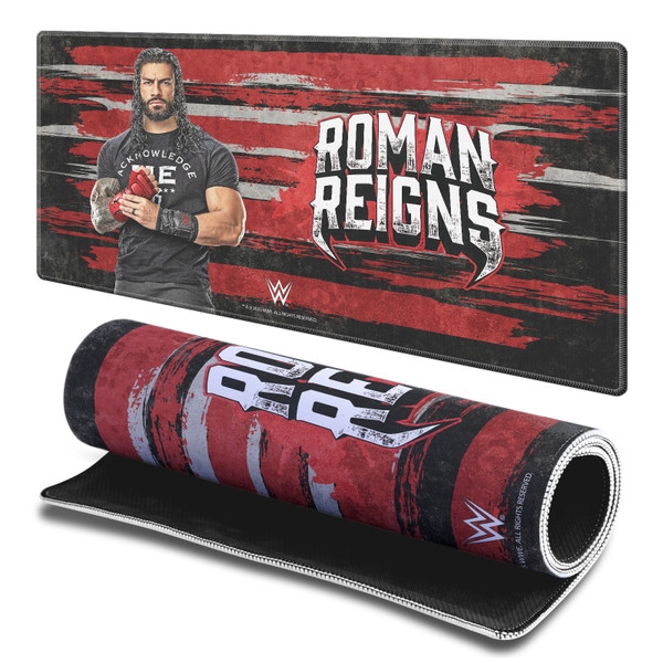 WWE Roman Reigns Stripes Gaming Office Desk PC Keyboard Mouse Mat Pad - L