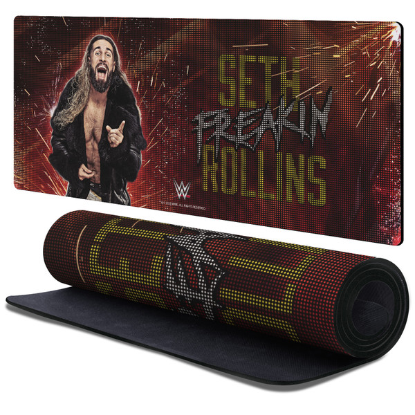WWE Seth Rollins LED Gaming Office Desk PC Keyboard Mouse Mat Pad 37.4 x 15.75 x 0.16 inches (900 x 400 mm) - XL