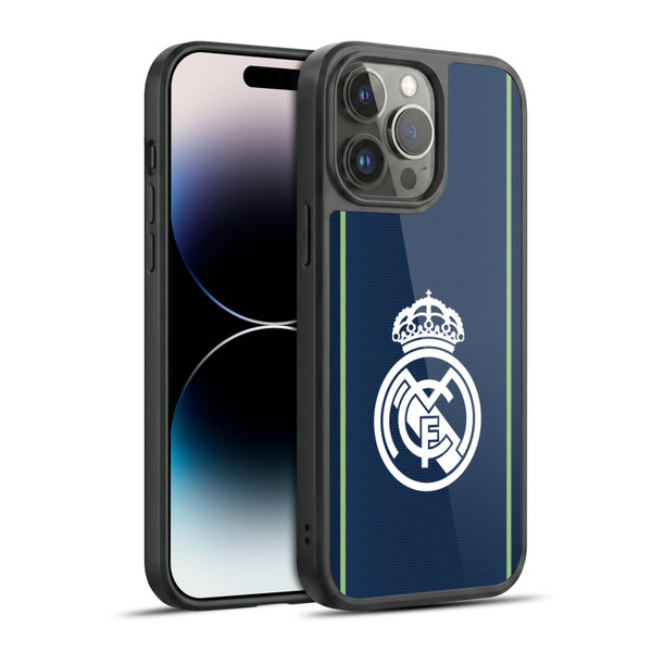 Real Madrid CF Badge Dark Blue Gel Armour Case For Apple iPhone 14 Pro Max