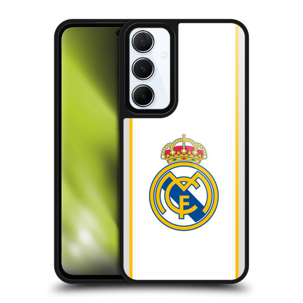 Real Madrid CF Badge White Gel Armour Case For Samsung Galaxy A55 5G