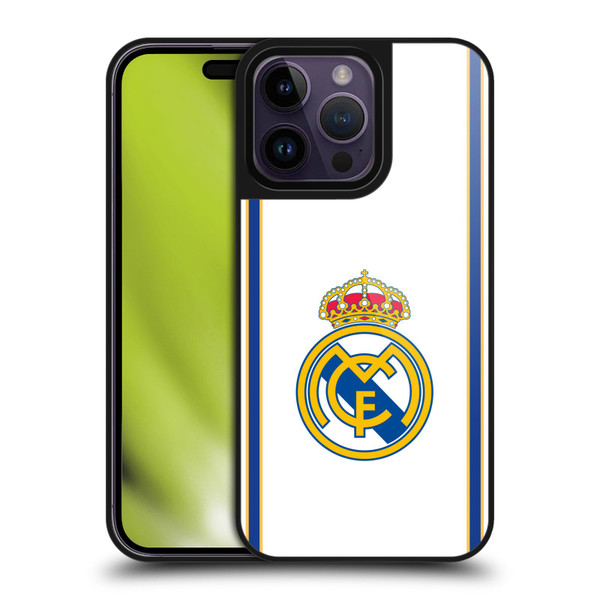 Real Madrid CF Retro Bring Back 99/00 White Gel Armour Case For Apple iPhone 14 Pro Max