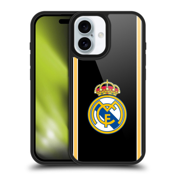 Real Madrid CF Retro Bring Back 99/00 Black Gel Armour Case For Apple iPhone 16