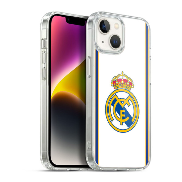 Real Madrid CF Retro Bring Back 99/00 White Soft Gel Case for Apple iPhone 14