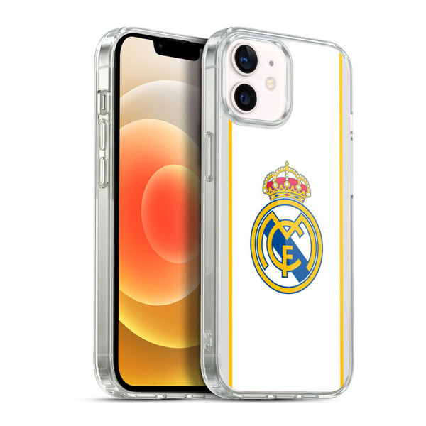 Real Madrid CF Badge White Soft Gel Case for Apple iPhone 12 / iPhone 12 Pro & MagSafe
