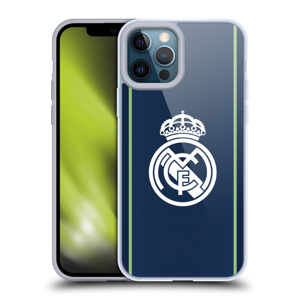 Real Madrid CF Badge Dark Blue Soft Gel Case for Apple iPhone 12 Pro Max & MagSafe