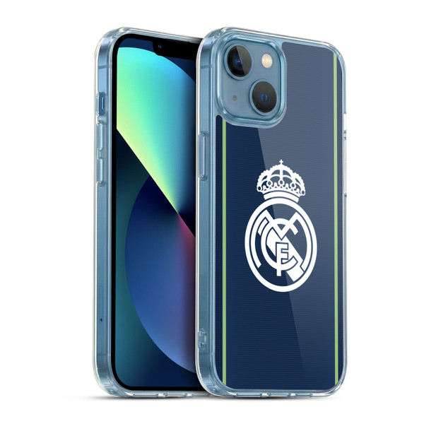 Real Madrid CF Badge Dark Blue Soft Gel Case for Apple iPhone 13 Mini & MagSafe