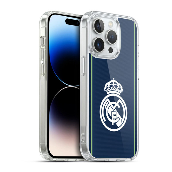 Real Madrid CF Badge Dark Blue Soft Gel Case for Apple iPhone 14 Pro & MagSafe