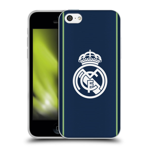 Real Madrid CF Badge Dark Blue Soft Gel Case for Apple iPhone 5c