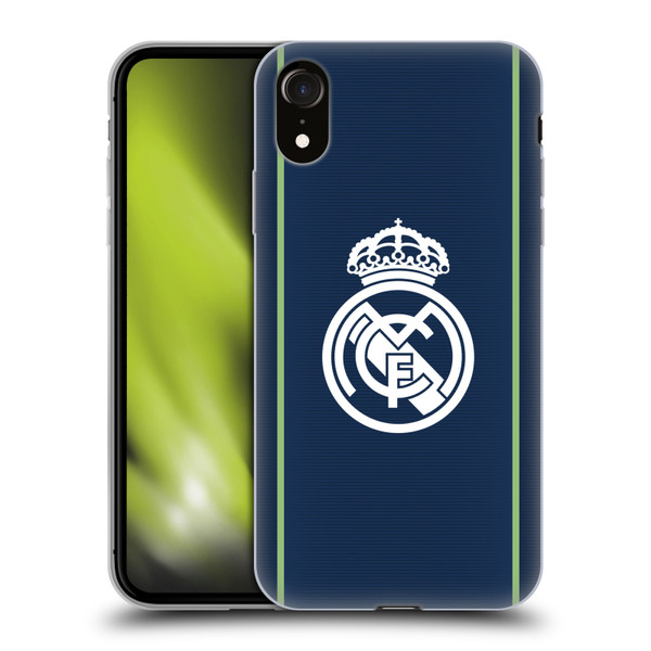 Real Madrid CF Badge Dark Blue Soft Gel Case for Apple iPhone XR