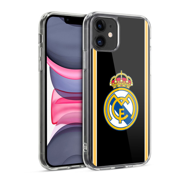 Real Madrid CF Retro Bring Back 99/00 Black Soft Gel Case for Apple iPhone 11