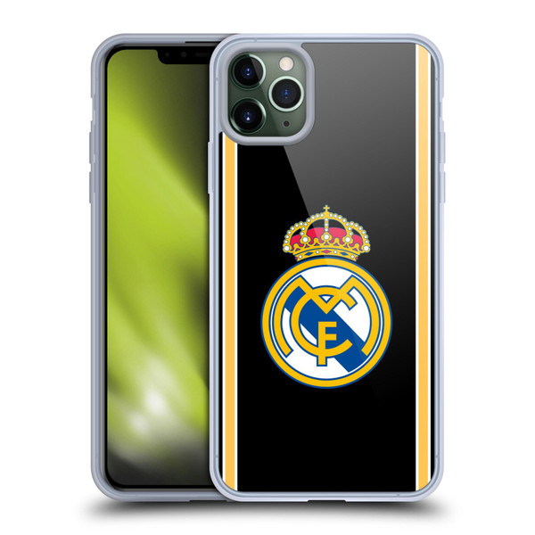 Real Madrid CF Retro Bring Back 99/00 Black Soft Gel Case for Apple iPhone 11 Pro Max