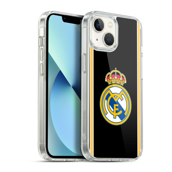 Real Madrid CF Retro Bring Back 99/00 Black Soft Gel Case for Apple iPhone 13