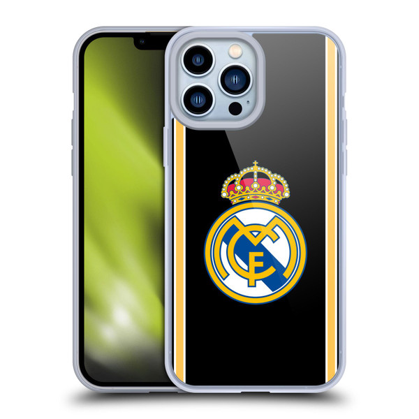 Real Madrid CF Retro Bring Back 99/00 Black Soft Gel Case for Apple iPhone 13 Pro Max