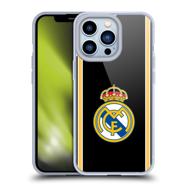 Real Madrid CF Retro Bring Back 99/00 Black Soft Gel Case for Apple iPhone 13 Pro