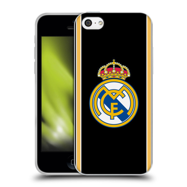Real Madrid CF Retro Bring Back 99/00 Black Soft Gel Case for Apple iPhone 5c