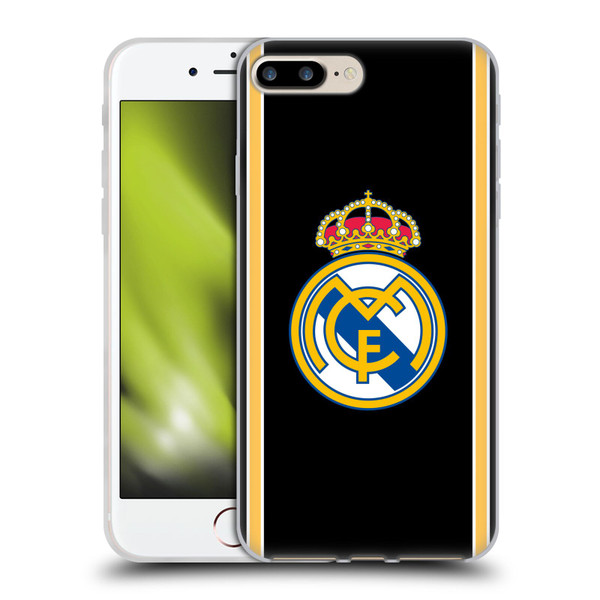 Real Madrid CF Retro Bring Back 99/00 Black Soft Gel Case for Apple iPhone 7 Plus / iPhone 8 Plus