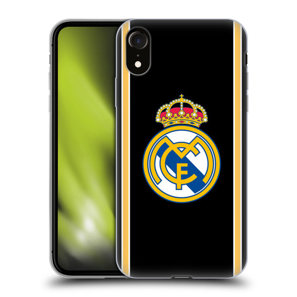 Real Madrid CF Retro Bring Back 99/00 Black Soft Gel Case for Apple iPhone XR