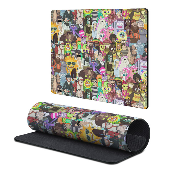 Rick And Morty Graphics Parasite Gaming Office Desk PC Keyboard Mouse Mat Pad 9.84 x 11.81 x 0.12 inches (250 x 300 mm) - S