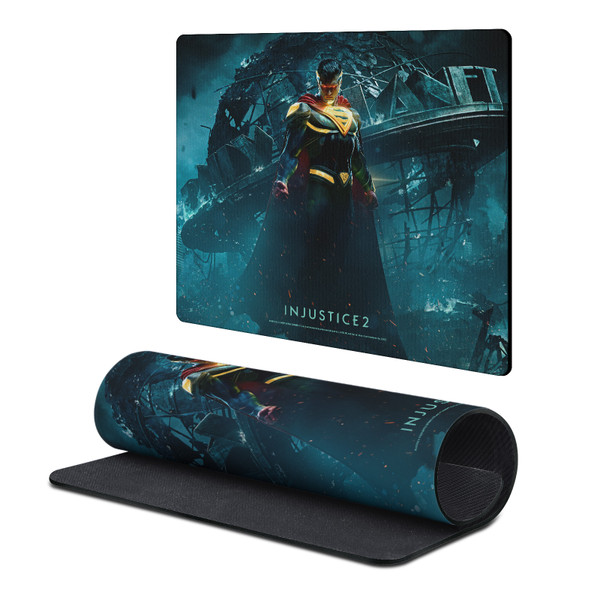 Injustice 2 Characters Superman Gaming Office Desk PC Keyboard Mouse Mat Pad 9.84 x 11.81 x 0.12 inches (250 x 300 mm) - S