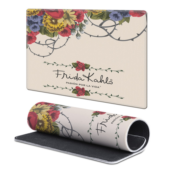 Frida Kahlo Mix Art Vine Gaming Office Desk PC Keyboard Mouse Mat Pad - S Frida Kahlo Mix Art Vine Gaming Office Desk PC Keyboard Mouse Mat Pad - S