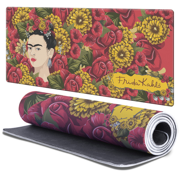 Frida Kahlo Mix Art Portrait Pattern Gaming Office Desk PC Keyboard Mouse Mat Pad - XL Frida Kahlo Mix Art Portrait Pattern Gaming Office Desk PC Keyboard Mouse Mat Pad - XL