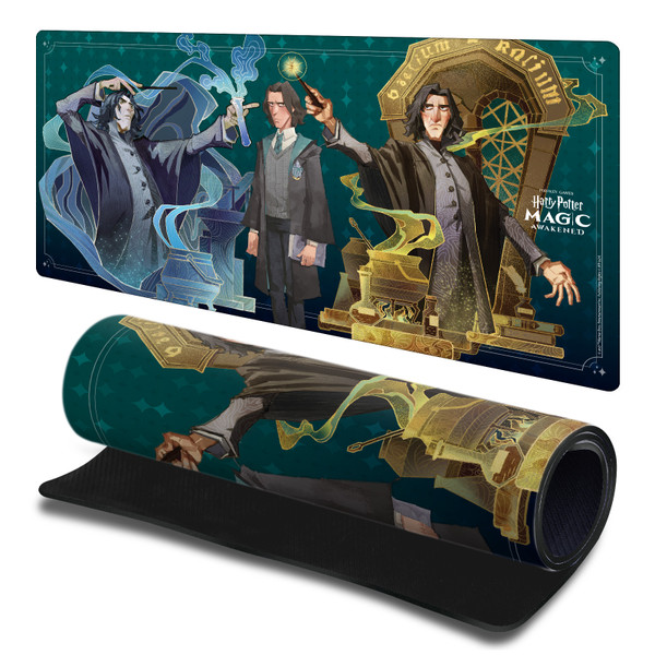 Harry Potter: Magic Awakened Character Art Snape Gaming Office Desk PC Keyboard Mouse Mat Pad 23.62 x 11.81 x 0.12 inches (600 x 300 mm) - L