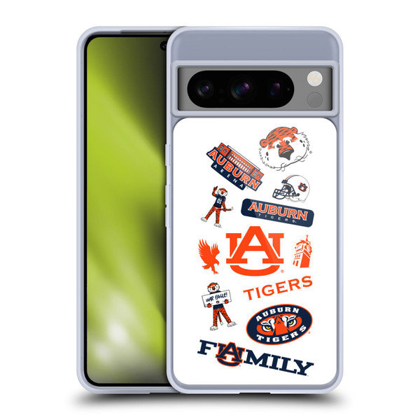 Auburn University AU Auburn University Art Sticker Type Soft Gel Case for Google Pixel 8 Pro