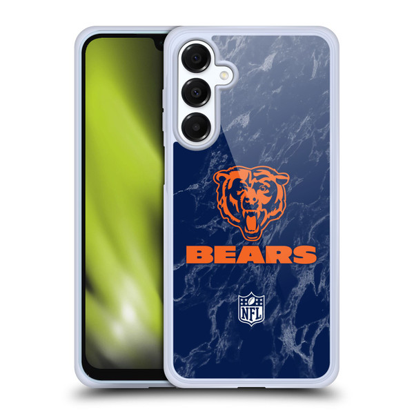 NFL Chicago Bears Graphics Coloured Marble Soft Gel Case for Samsung Galaxy A16 5G