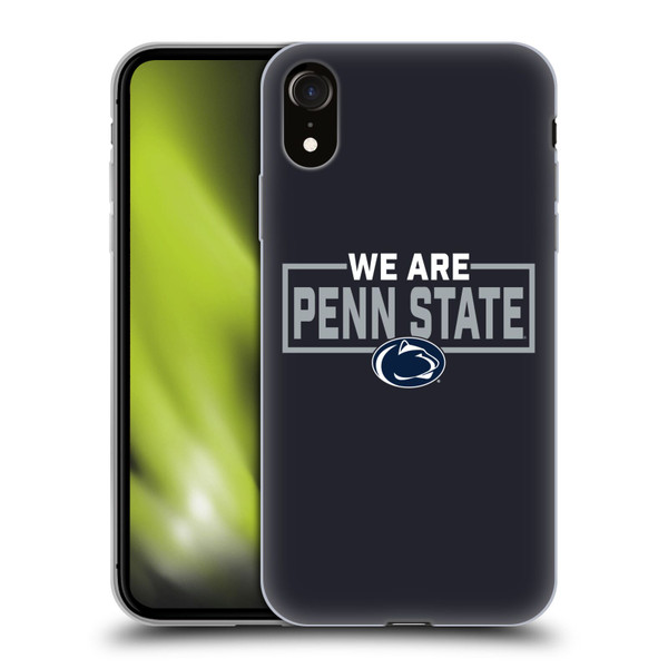 Pennsylvania State University PSU Pennsylvania State Art We Are Penn State 3 Soft Gel Case for Apple iPhone XR