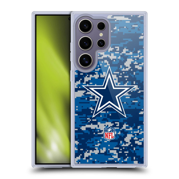 NFL Dallas Cowboys Graphics Digital Camouflage Soft Gel Case for Samsung Galaxy S25 Ultra