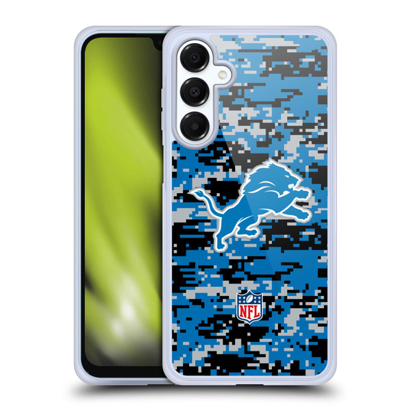 NFL Detroit Lions Graphics Digital Camouflage Soft Gel Case for Samsung Galaxy A16 5G