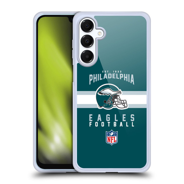 NFL Philadelphia Eagles Graphics Helmet Typography Soft Gel Case for Samsung Galaxy A16 5G