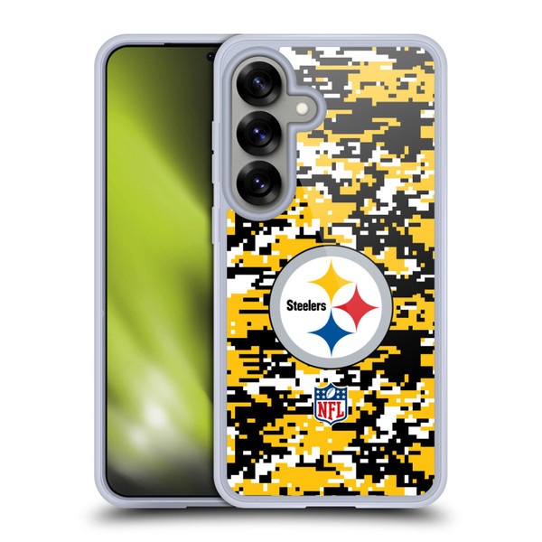 NFL Pittsburgh Steelers Graphics Digital Camouflage Soft Gel Case for Samsung Galaxy S25