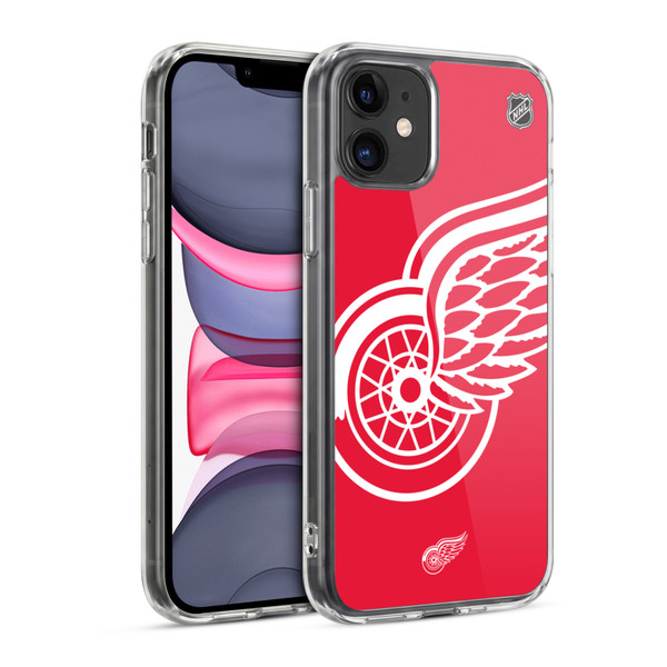 NHL Detroit Red Wings Oversized Soft Gel Case for Apple iPhone 11