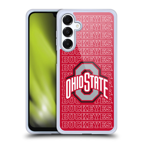 Ohio State University Logo Outline Buckeyes Soft Gel Case for Samsung Galaxy A16 5G