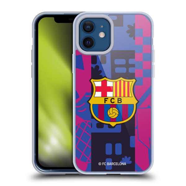 FC Barcelona 2021/22 CREST KIT Third Soft Gel Case for Apple iPhone 12 / iPhone 12 Pro