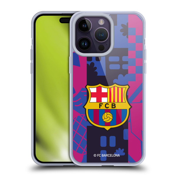 FC Barcelona 2021/22 CREST KIT Third Soft Gel Case for Apple iPhone 14 Pro Max