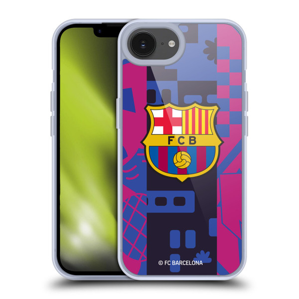 FC Barcelona 2021/22 CREST KIT Third Soft Gel Case for Apple iPhone 16e