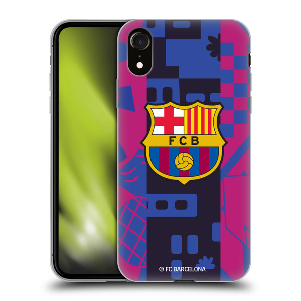 FC Barcelona 2021/22 CREST KIT Third Soft Gel Case for Apple iPhone XR