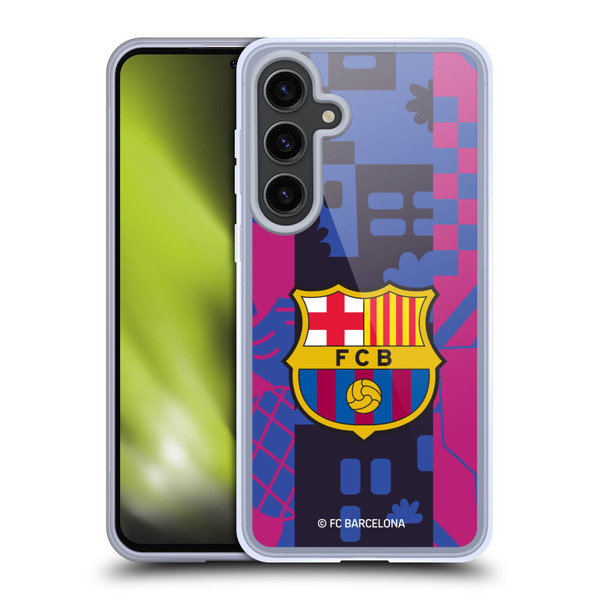 FC Barcelona 2021/22 CREST KIT Third Soft Gel Case for Samsung Galaxy S24+ 5G