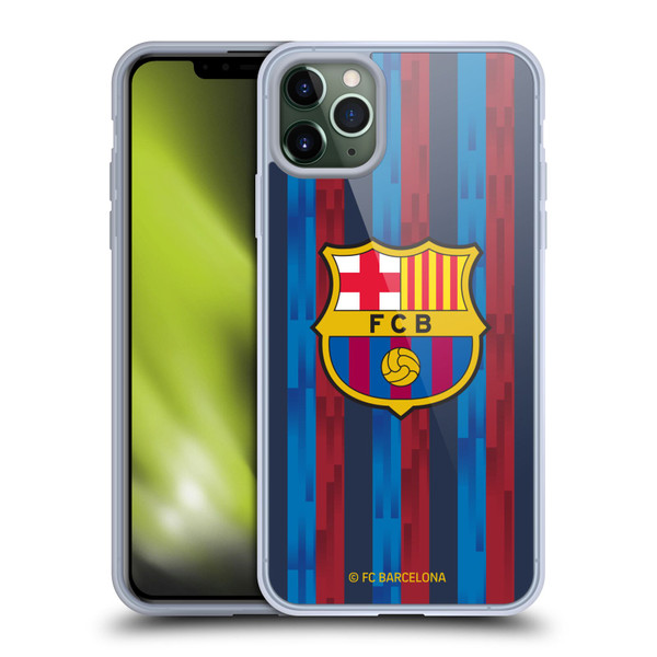 FC Barcelona 2022/23 Crest Kit Home Soft Gel Case for Apple iPhone 11 Pro Max