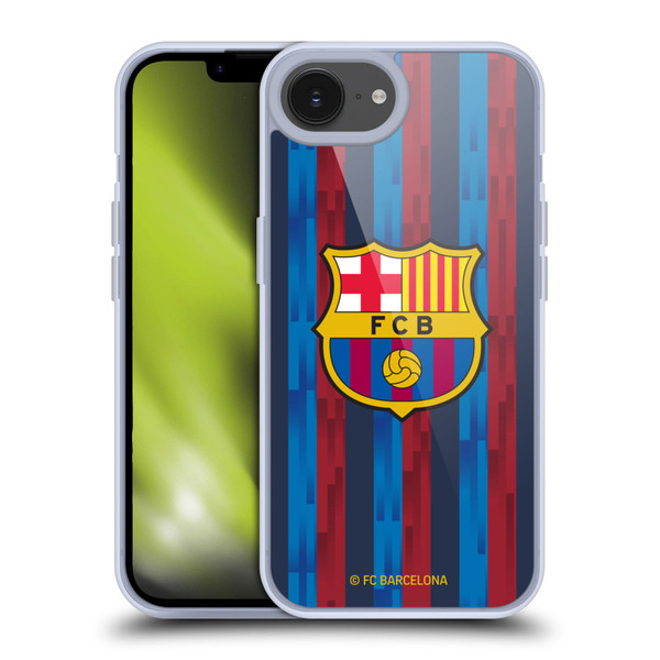 FC Barcelona 2022/23 Crest Kit Home Soft Gel Case for Apple iPhone 16e